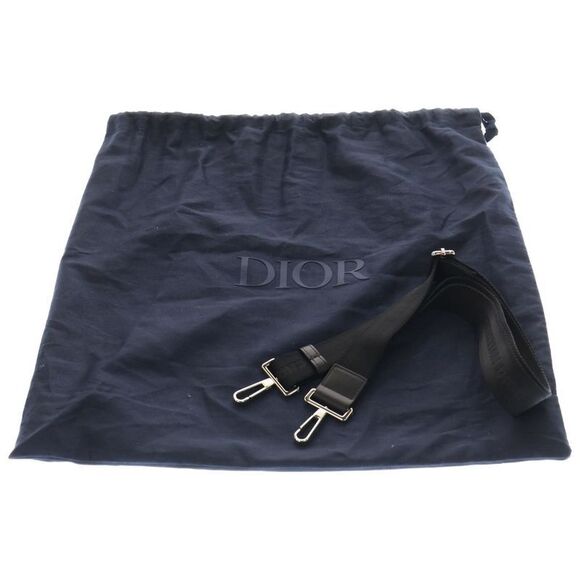 Christian Dior Oblique Galaxy 2WAY Shoulder Bag Leather Black - Picture 6 of 6